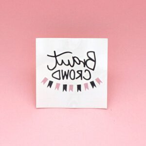 Braut Crowd - Temporäres Tattoo JGA | Schachteltante