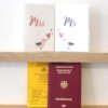 Impfpasshülle - Reisepasshülle Mrs und Mr