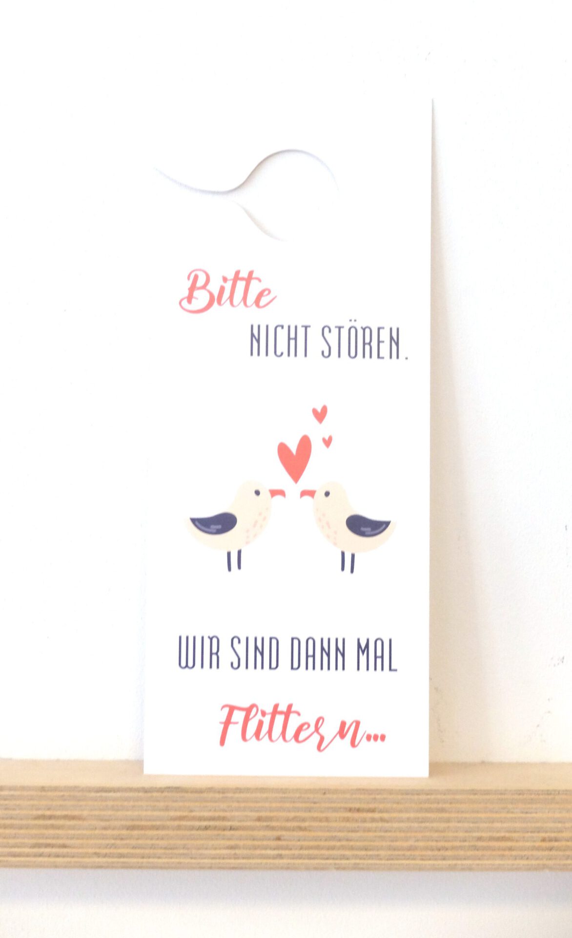 Türanhänger Wir sind dann mal Flittern - Hochzeitsgeschenk