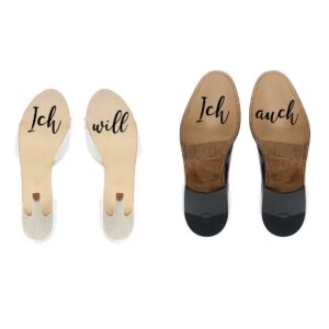 Geschenk Braut - Schuhsticker_Ichwill_Ichauch