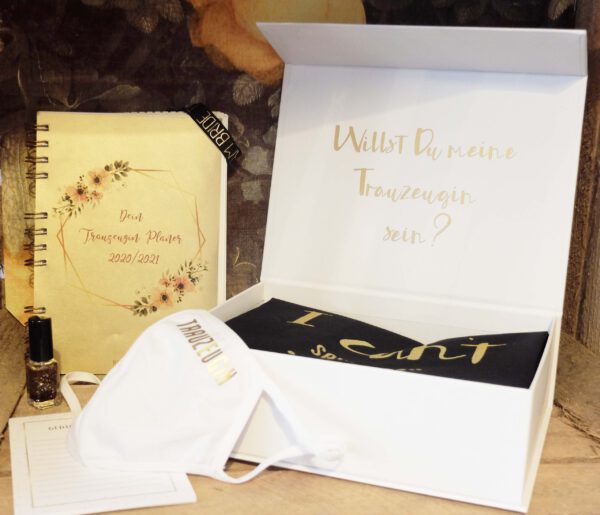Trauzeugin Schachtel | Geschenk Trauzeugin