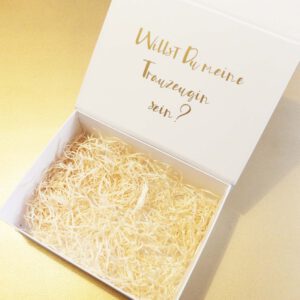 Trauzeugin Schachtel | Geschenk Trauzeugin