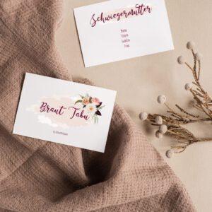 Braut Tabu Spiel JGA Schachteltante