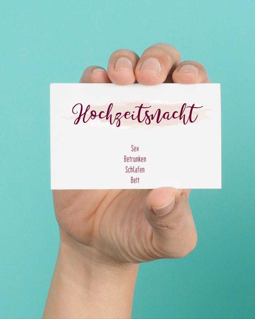 Braut Tabu Spiel JGA Schachteltante