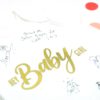 Babybody Strampler Gästebuch Babyparty