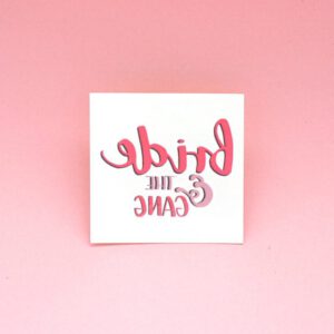 Bride & the Gang Tattoo | Temporäres Tattoo | Schachteltante