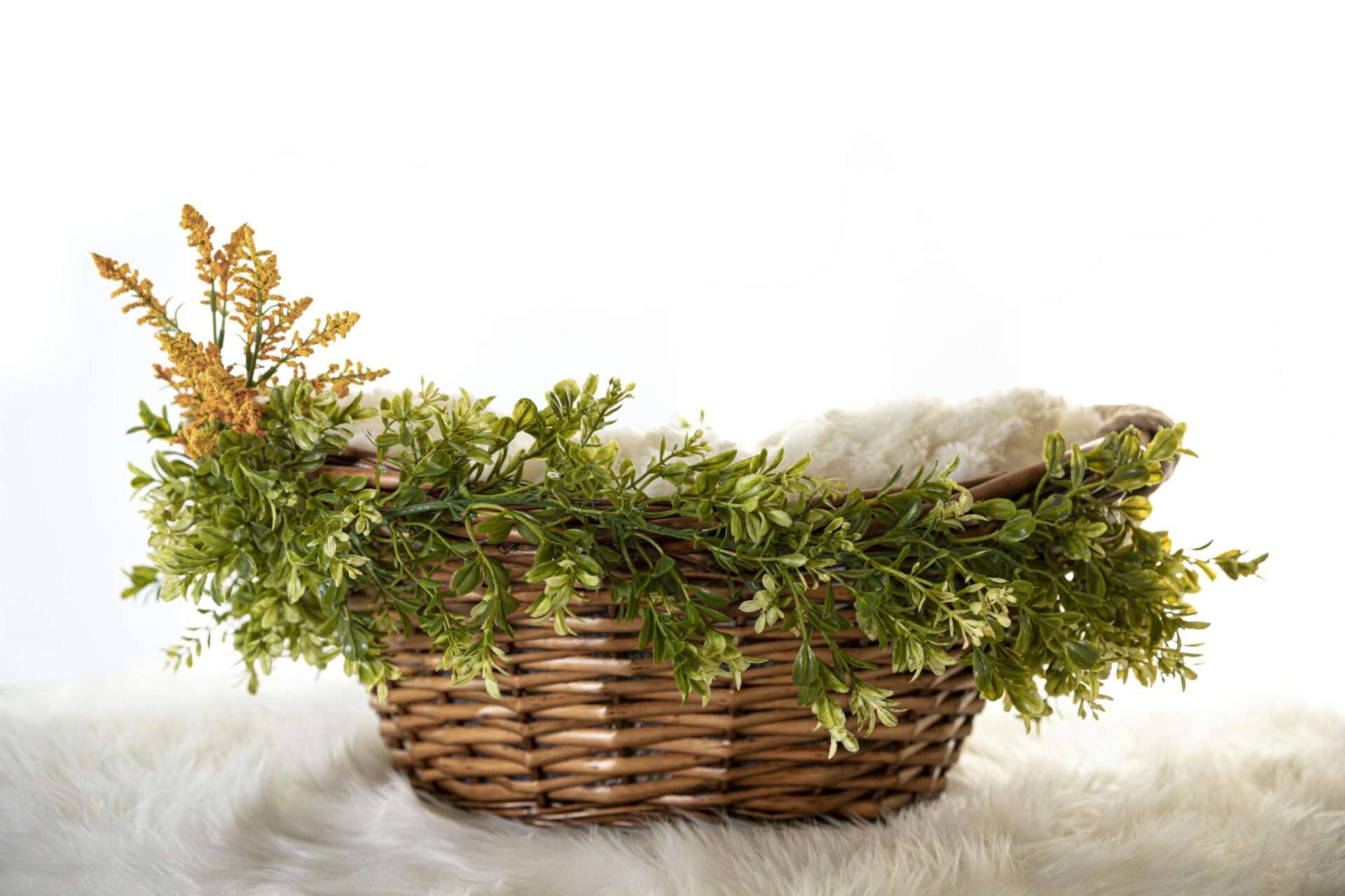Brown Wicker Basket