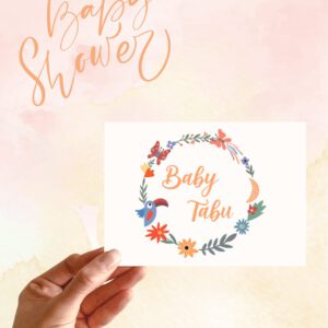 Baby Tabu | Babyparty Spiel | Schachteltante